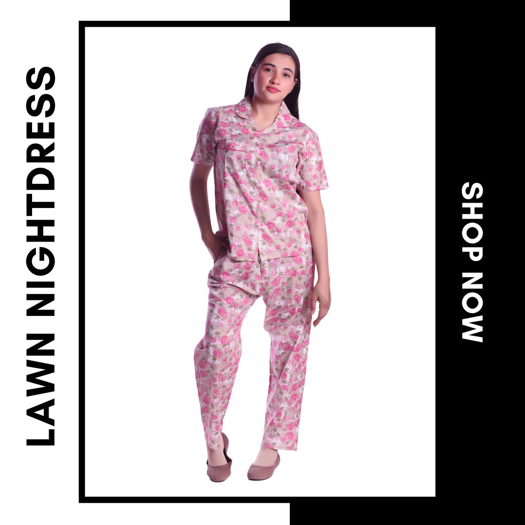 Lawn Nightdress For Women in Pakistan  Sunshine Night Suits