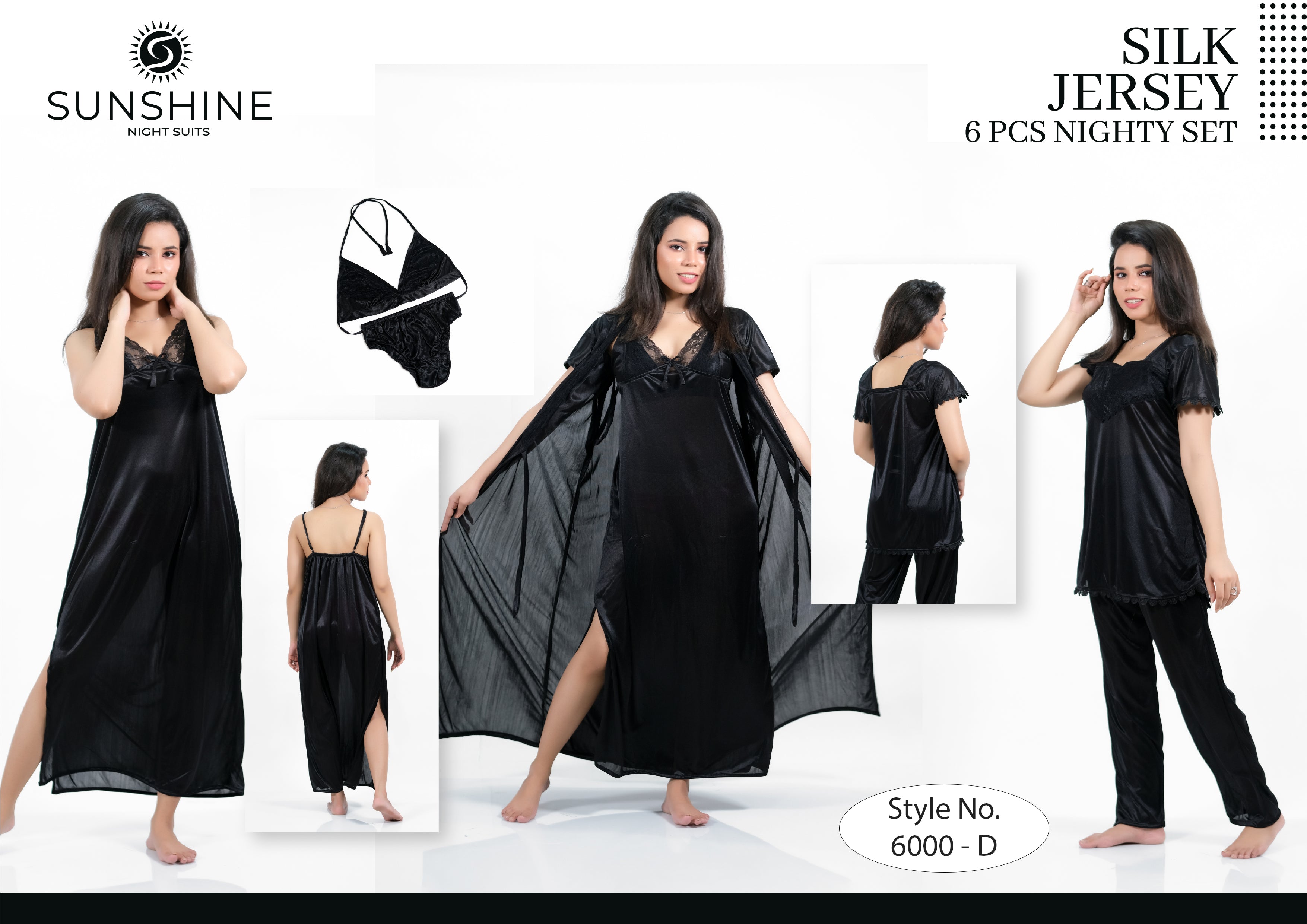 Night of Beautie II 6個セット Black-6-pcs-nighty-Set.jpg?v=