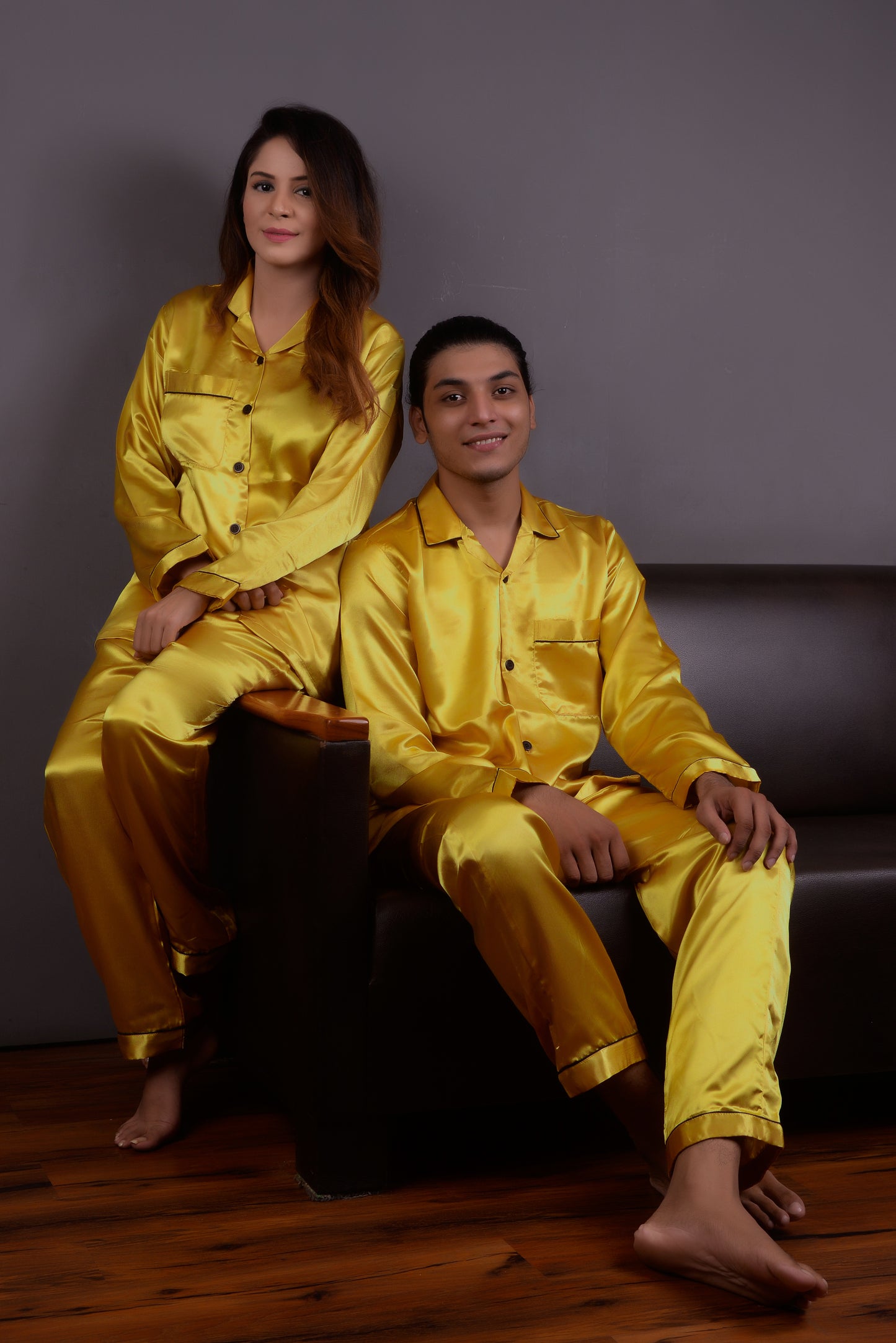 Golden Silk Couple Nightdress SCN-06