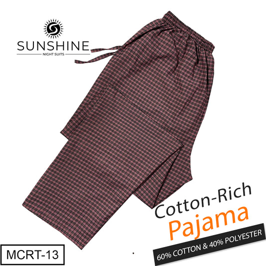 Ruby Check Cotton Rich Pajamas MCRT-13