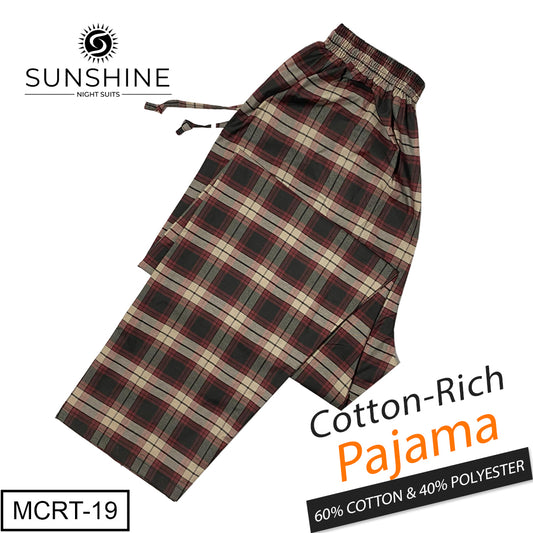 Fawn Check Cotton Rich Pajamas MCRT-19