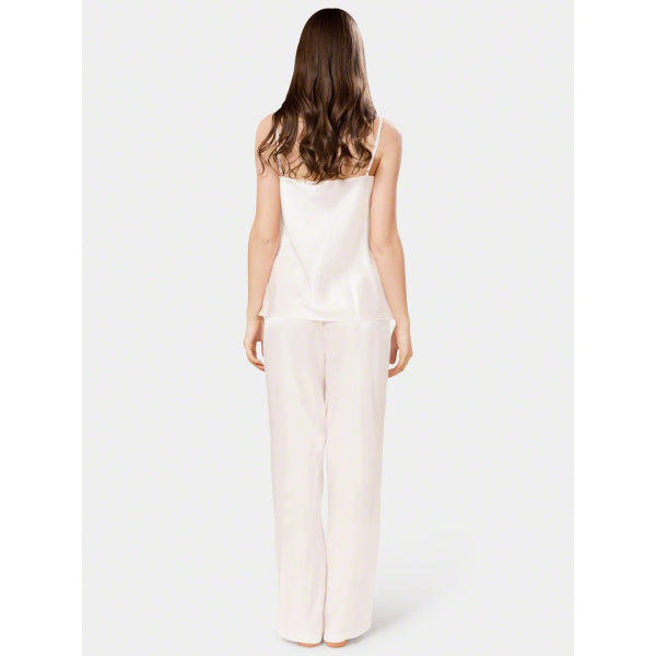 Off-White Silk Cami Pajama WCP-01