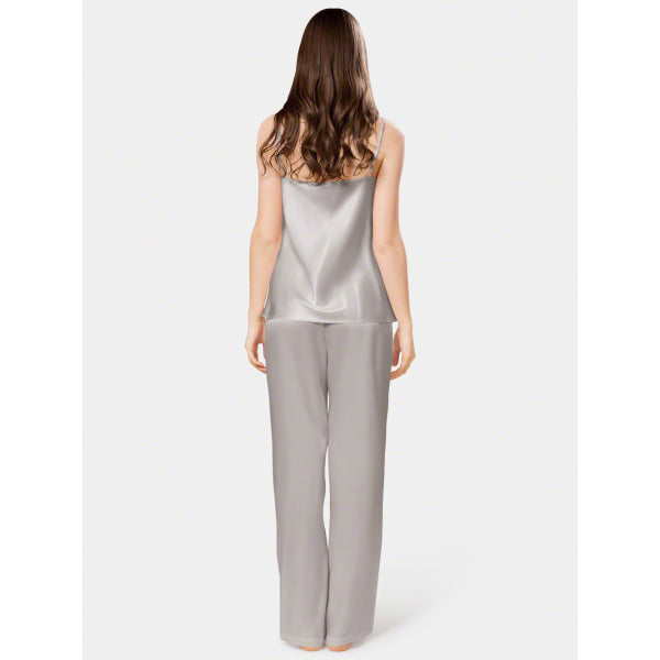 Silver Grey Silk Cami Pajama WCP-08